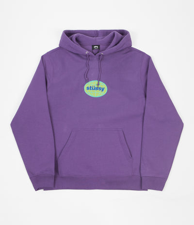 Stussy Stussy Global Applique Hoodie - Purple