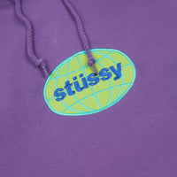 Stussy Stussy Global Applique Hoodie - Purple thumbnail