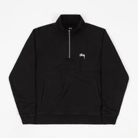 Stussy Stussy Logo Mockneck Sweatshirt - Black thumbnail