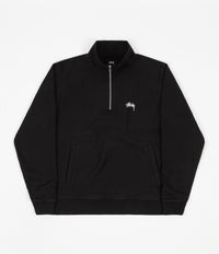 Stussy Stussy Logo Mockneck Sweatshirt - Black