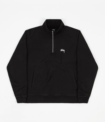 Stussy Stussy Logo Mockneck Sweatshirt - Black