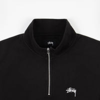 Stussy Stussy Logo Mockneck Sweatshirt - Black thumbnail