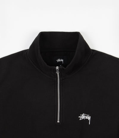 Stussy Stussy Logo Mockneck Sweatshirt - Black