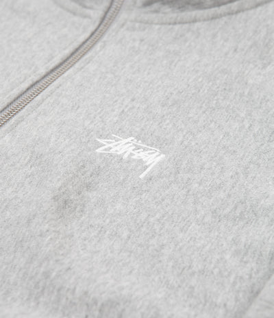 Stussy Stussy Logo Mockneck Sweatshirt - Grey Heather