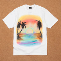 Stussy Sunset T-Shirt - White thumbnail