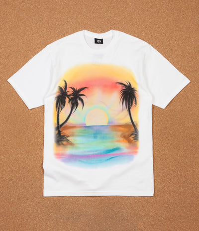 Stussy Sunset T-Shirt - White