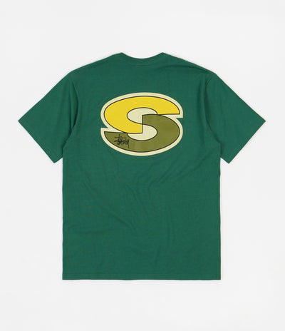 Stussy Super S T-Shirt - Dark Green