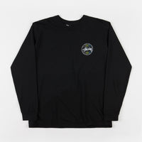 Stussy Surf Dot Pigment Dyed Long Sleeve T-Shirt - Black thumbnail