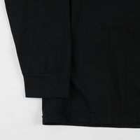 Stussy Surf Dot Pigment Dyed Long Sleeve T-Shirt - Black thumbnail