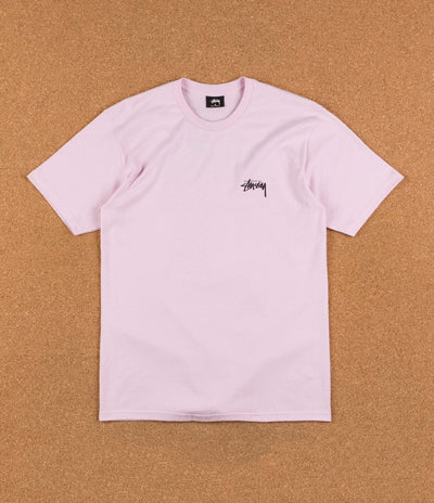 Stussy Surfman Check T-Shirt - Light Lavender