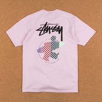 Stussy Surfman Check T-Shirt - Light Lavender thumbnail