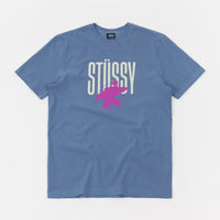 Stussy Surfman Pigment Dyed T-Shirt - Blue thumbnail