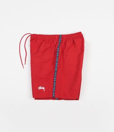 Stussy Taping Nylon Shorts - Red
