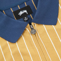 Stussy Tivoli Stripe Polo Shirt - Navy thumbnail
