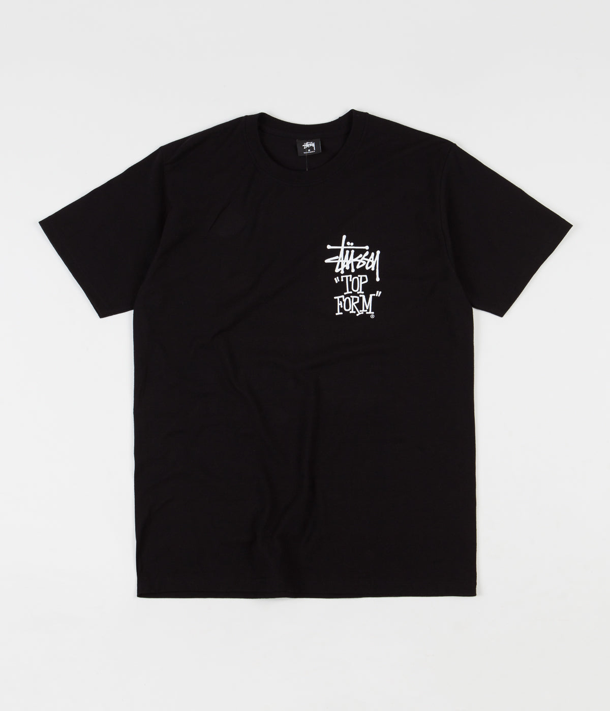 Stussy Top Form T-Shirt - Black | Flatspot
