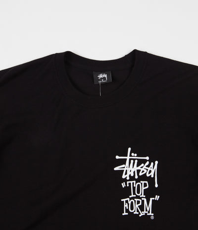 Stussy Top Form T-Shirt - Black