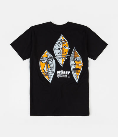 Stussy Triple Mask T-Shirt - Black