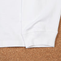 Stussy Turtleneck Long Sleeve T-Shirt - White thumbnail