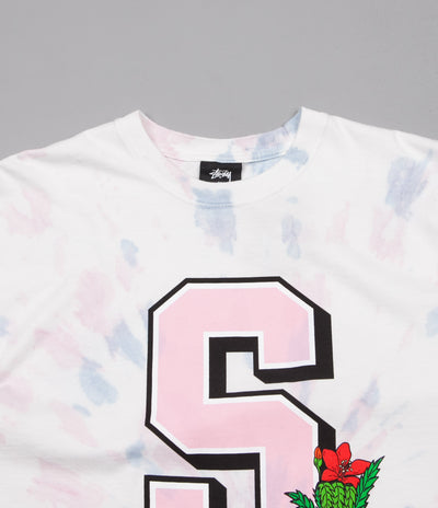 Stussy University Tie Dye T-Shirt - Natural / Pink