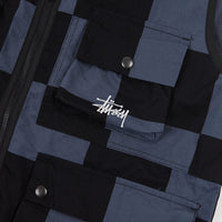 Stussy Utility Vest - Check | Flatspot Stussy Utility Vest - Check | Flatspot