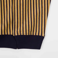 Stussy Vertical Dot Striped Crewneck Sweatshirt - Navy thumbnail