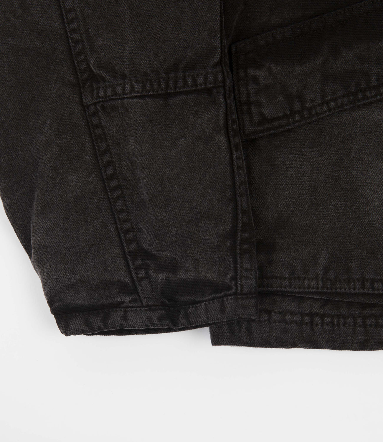 Stussy Washed Canvas Shop Jacket - Black | Flatspot Stussy Washed Canvas Shop Jacket - Black | Flatspot