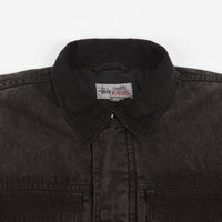Stussy Washed Canvas Shop Jacket - Black thumbnail