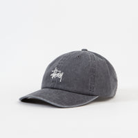 Stussy Washed Stock Low Pro Cap - Charcoal thumbnail