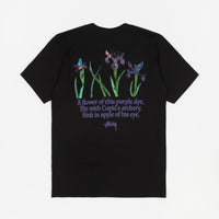 Stussy Water Flowers T-Shirt - Black thumbnail