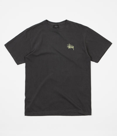 Stussy Wave Dragon Pigment Dyed T-Shirt - Black