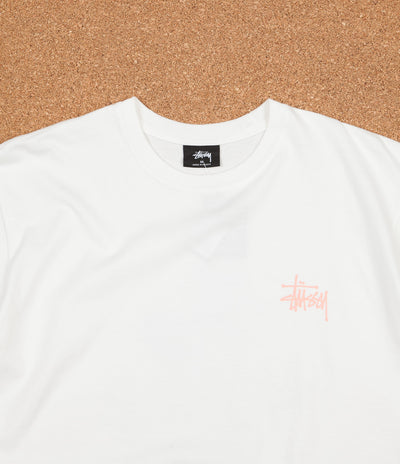 Stussy Wave Dragon Pigment Dyed T-Shirt - Natural