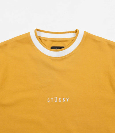 Stussy Wayfarer Long Sleeve T-Shirt - Mustard