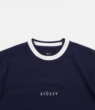 Stussy Wayfarer Long Sleeve T-Shirt - Navy