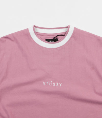 Stussy Wayfarer Long Sleeve T-Shirt - Pink