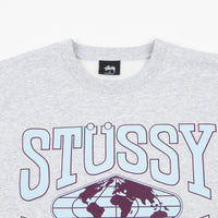 Stussy Worldwide Crewneck Sweatshirt - Ash Heather thumbnail