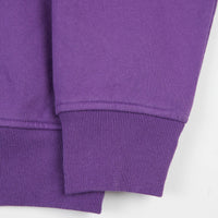 Stussy Woven Tape Mock Neck Sweatshirt - Purple thumbnail