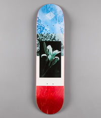 The National Skateboard Co Flower Mid Concave Deck - Red Stain - 8.0"