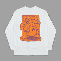 The National Skateboard Co Hook Up Long Sleeve T-Shirt - White thumbnail