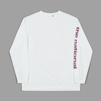 The National Skateboard Co Hook Up Long Sleeve T-Shirt - White thumbnail