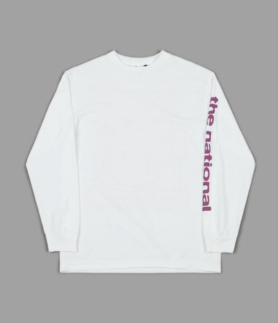 The National Skateboard Co Hook Up Long Sleeve T-Shirt - White