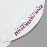 The National Skateboard Co Hook Up Long Sleeve T-Shirt - White thumbnail