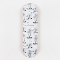 The National Skateboard Co I̥m Down Deck - White / High Concave - 8.375" thumbnail