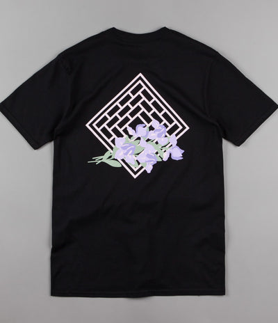The National Skateboard Co Iris T-Shirt - Black