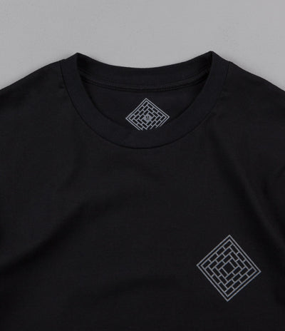 The National Skateboard Co Iris T-Shirt - Black