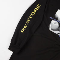 The National Skateboard Co Restore Project Long Sleeve T-Shirt - Black thumbnail