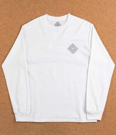 The National Skateboard Co Rose Long Sleeve T-Shirt - White