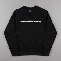 The National Skateboard Co Sea Crewneck Sweatshirt - Black thumbnail