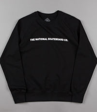 The National Skateboard Co Sea Crewneck Sweatshirt - Black