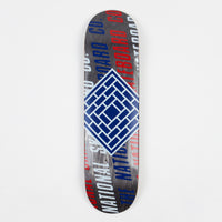 The National Skateboard Co Slant Logo Medium Concave Deck - 8.375" thumbnail