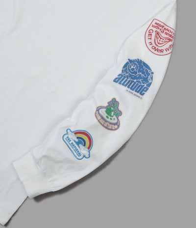 The National Skateboard Co Slap It Long Sleeve T-Shirt - White